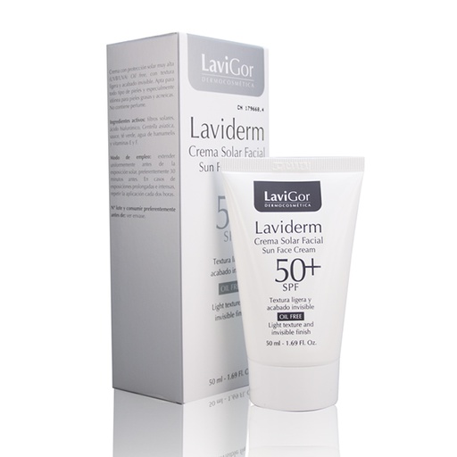 Laviderm Solar Facial SPF 50+ Oil Free 50