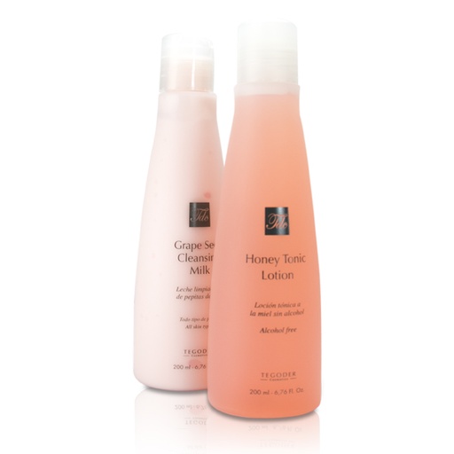 [TDC-34436] Grape Seed & Honey Cleansing Pack / Limpieza completa de miel y pepita de uva 200 + 200 ml